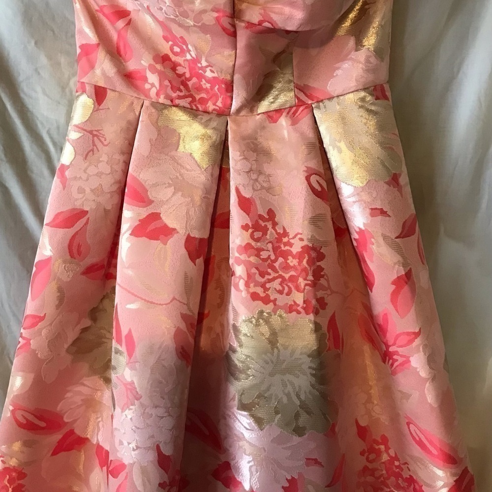 NAF NAF Le Grand Merchant Look strapless party prom dress - Picture 2 of 7